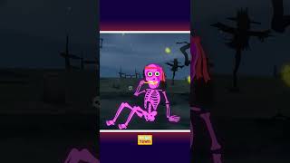 Cest ainsi que nous nous brossons les dents partie 1 shorts spooky skeleton [upl. by Anived]