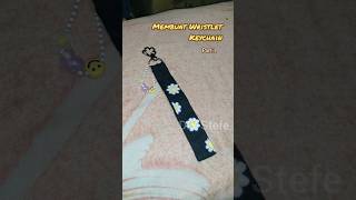 Membuat Wristlet Keychain Part 1 diy tutorial keychain wristletkeychain craftideas shorts [upl. by Eboj]