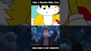 SHIN SONIC x TAILS SO BABY Cute story The Sonic Tapes Animation [upl. by Kamin]