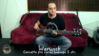 Warwick Corvette Pro Series Bubinga 5 str [upl. by Frederica594]