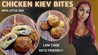 KETO LOW CARB Chicken Kiev Balls🧄🍗 [upl. by Gerhardine219]