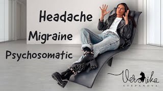 Headache  Psychosomatic approach for chronic headache  Migraine  Cephalgia [upl. by Mahgem]