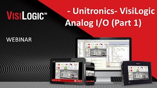 WEBINAR  Unitronics VisiLogic Analog IO Part 1 [upl. by Nnylyam]