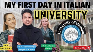 ITALIAN UNIVERSITY vlog 202425  My FIRST DAY at Italian University  University of messina italy [upl. by Lamond632]