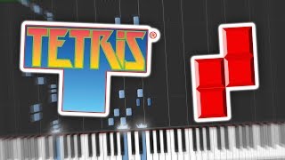 Tetris Theme B Piano Tutorial Synthesia [upl. by Okire]