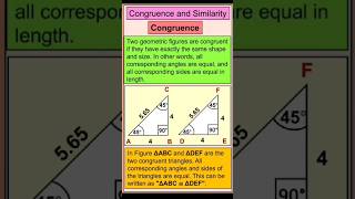 Congruence and Similarity of Triangles [upl. by Capwell]