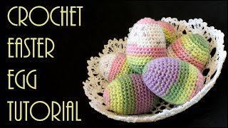 How to Crochet Easter Eggs  Crocheted Easter Eggs Tutorial [upl. by Anaiuq905]