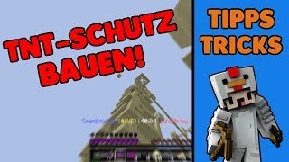 TNTSchutz bauen  Minecraft Bedwars CW Tipps und Tricks Bedwars cw Taktiken [upl. by Redford]