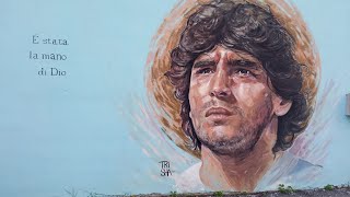 Da Maradona ad Assange un viaggio a Scampia fra i murales firmati Trisha [upl. by Eelatsyrc]