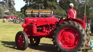 Parade of vintage tractors at Bedfordshire steam rally 2024 [upl. by Wadsworth]