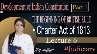 Charter Act of 1813  monopoly of trade  constitution of India  by safiya  lawisland [upl. by Ansilme]