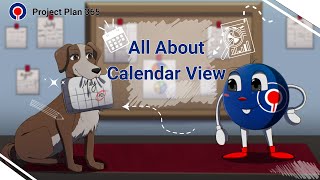 Calendar View Navigate Plan Excel  Project Plan 365 [upl. by Leugimesoj]