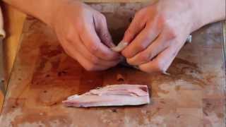 Cod Fishing Baits Video  Herring And Squid Wrap [upl. by Dnaltruoc]