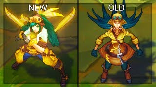 All Irelia Skins NEW and OLD Texture Comparison Rework 2018 League of Legends [upl. by Annayat]