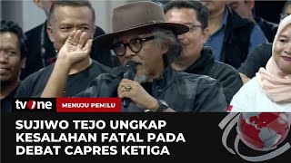 Sujiwo Tejo Prabowo di Debat Sesi 3 Tidak Diperlakukan sebagai Capres Ini Fatal  tvOne [upl. by Eerehc]