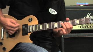 Gibson Les Paul LPJ Goldtop Electric Guitar Demo  Sweetwater Sound [upl. by Ibbob]