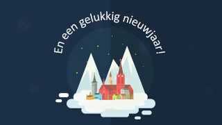 Gratis KerstkaartAnimatie in PowerPoint  PPT Solutions [upl. by Noll]