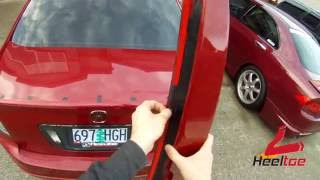 How to install parts with 3MVHB Tape featuring ATLP CSLStyle Spoiler [upl. by Namia612]