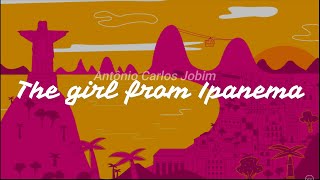 The Girl from Ipanema Stan Getz amp João Gilberto LyricsLetraChords [upl. by Braeunig684]