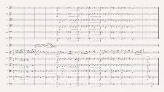 Albert Roussel  Joueurs de flute for Flute and Symphony Orchestra  Full Score [upl. by Yajet171]