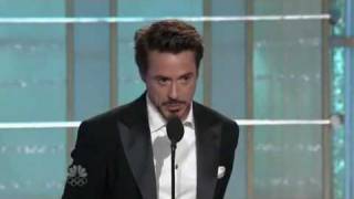 Robert Downey JrGolden Globe Awardsbest actor [upl. by Joseito]