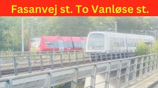 Copenhagen metro 🚈 ride from Fasanvej stTo Vanløse st  DOT Travel [upl. by Nnylodnewg646]