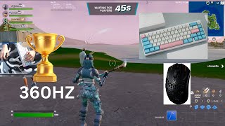 LK67 Gateron Oil Kings  😍360 FPS ASMR Chill 😎 Fortnite Reload Squads Gameplay [upl. by Odlareg]