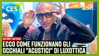 I nuovi occhiali quotacusticiquot di Essilor Luxottica [upl. by Suzi]