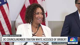 ‘Very troubling Mayor Bowser DC Council chair respond to Trayon Whites arrest  NBC4 Washington [upl. by Nailuj]