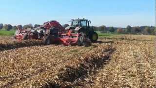 Kuhn MergeMaxx 900 beim Maisstroh schwaden Teil 3 [upl. by Wachtel]