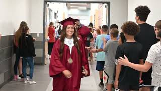 Class of 2024 Walk Halls of Vernon Elementary [upl. by Nikkie]