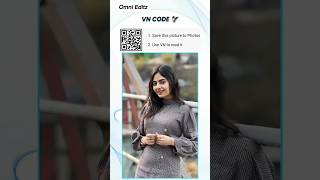 vn video editing qrcode for lovevn code template reels trending vn app template codeviralvideo [upl. by Eveline550]