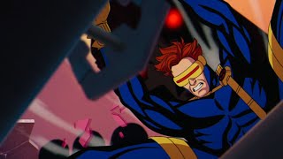 Sentinal Destroy the Blackbird and the XMen Falls to Their Death 97 Episode 1 [upl. by Renata]