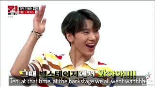 Idols reacting to Love Shot Kai performance at SBS [upl. by Joselow613]