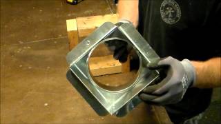 How to install a Sheet Metal Register Can or Box for Heating Air Conditioning HVAC install [upl. by Aihsiyt]