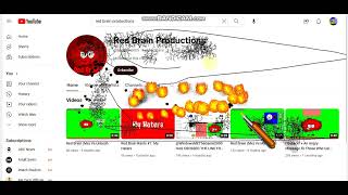 Destroying Red Brain Productions Channel [upl. by Mahau]