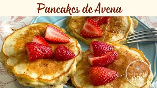 Pancakes de Avena DELICIOSOS  Oatmeal Pancakes [upl. by Free387]