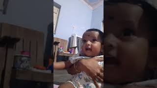 Karthika Deepam song by 4 months old [upl. by Colline]