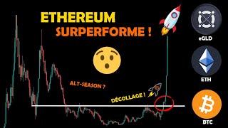 BITCOIN DANS LINCERTITUDE 🤔 ETHEREUM SURPERFORME 📈🤑 ELROND SENVOLE 🚀 analyse crypto monnaie fr [upl. by Sybila]