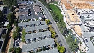 Drone View Tollbrothers New Home Construction In Sunnyvale California [upl. by Arerrac254]