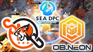 OBNEON vs TEAM SMG  ABSOLUTELY CRAZY SERIES  DPC SEA DIVISION 1 DOTA 2 [upl. by Rebekah861]