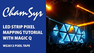 How To Control LED Strip WS2812 With Chamsys MagicQ  Pixel Mapping Tutorial  Step By Step [upl. by Crista417]