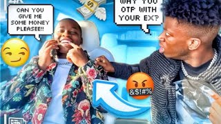 Asking ex for money for birthday prankbeejay TV reaction video [upl. by Meador]