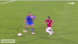 Simunic vs Sulejmani  Brutal foul  Red Card Simunic Serbia vs Croatia 11 060913 [upl. by Lili589]