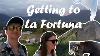 How to get to La Fortuna from LiberiaOur first impressions of Costa Rica 🇨🇷 [upl. by Sinylg]