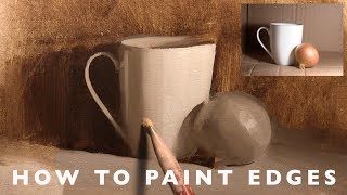 Oil Painting Tutorial  How to Paint Edges [upl. by Noied]