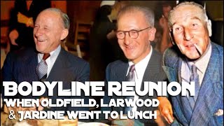 🏏Bodyline Reunion When Oldfield Larwood and Jardine went to lunch [upl. by Earaj]