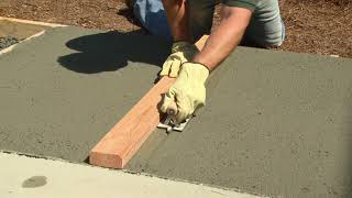 How to Pour amp Finish Concrete Hi Resolution [upl. by Baxie]