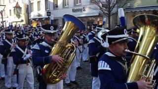 Villingen  historischer Umzug der Narrozunft 27022017 [upl. by Nnyladnarb]