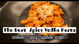 The Best Spicy Pasta  Carbone Spicy Rigatoni CopyCat  Devon Windsor [upl. by Aleiram]